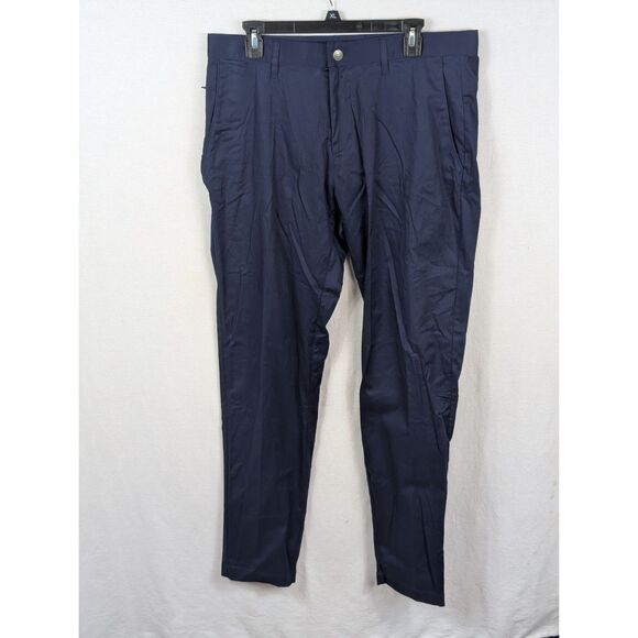 Fabletics The High Side Chino Golf Pants Navy Blue Men's Size 34x34 - Picture 1 of 15